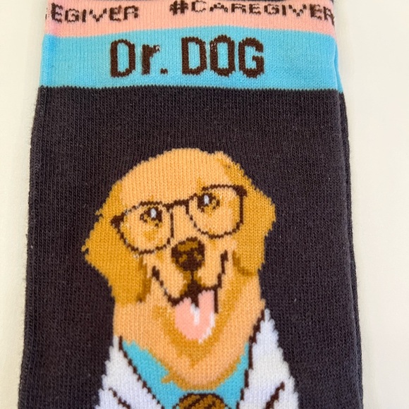 Crew Socks -Health Worker Series- Doctor Dog- NWT - Picture 2 of 6